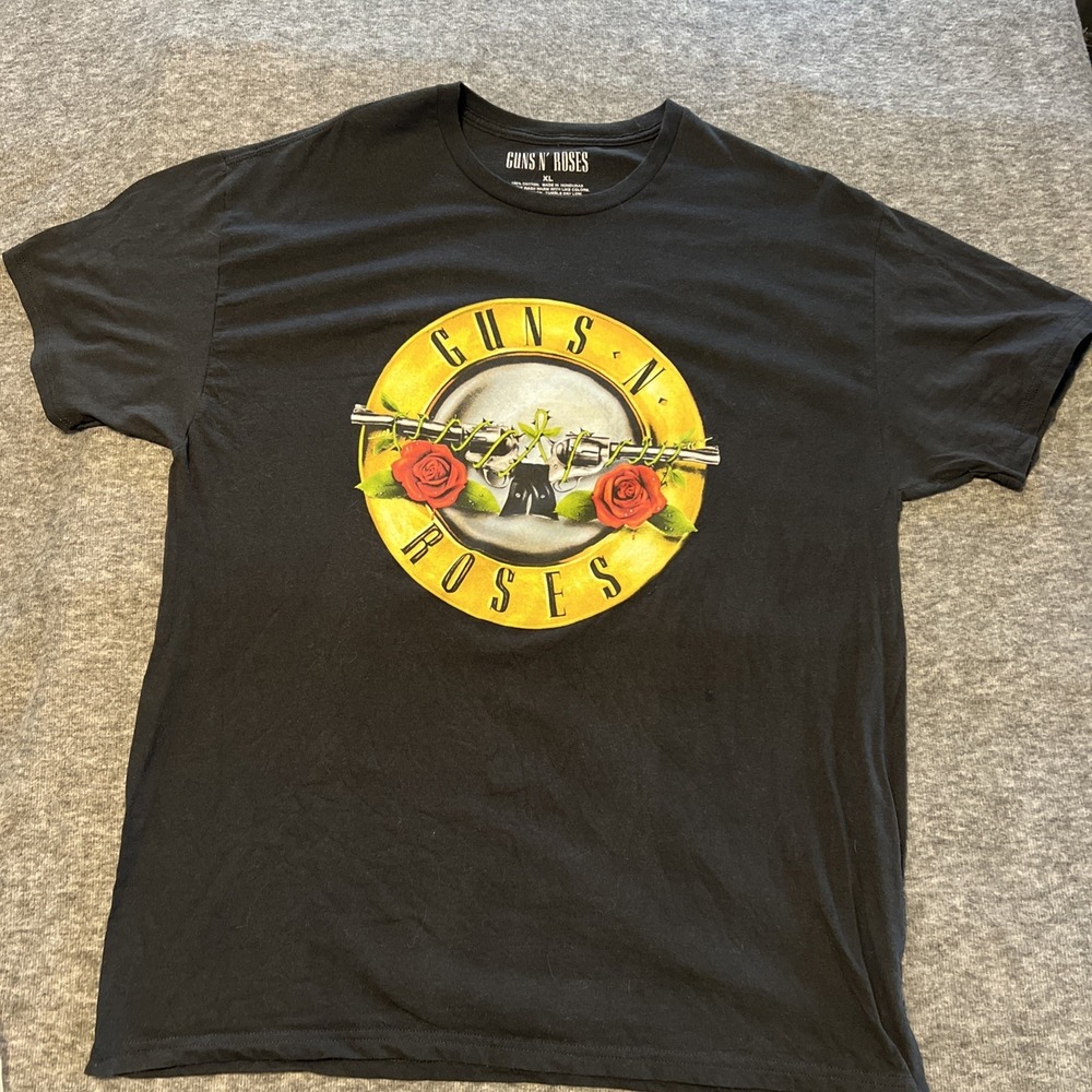 2022 Guns N' Roses Official Licensed Bullet Logo Classic Rock T Shirt - XL